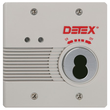 Detex Hardwired Surface Mount Alarm, Switch Activation, Gray, IC7 EAX-2500FK GRAY IC7